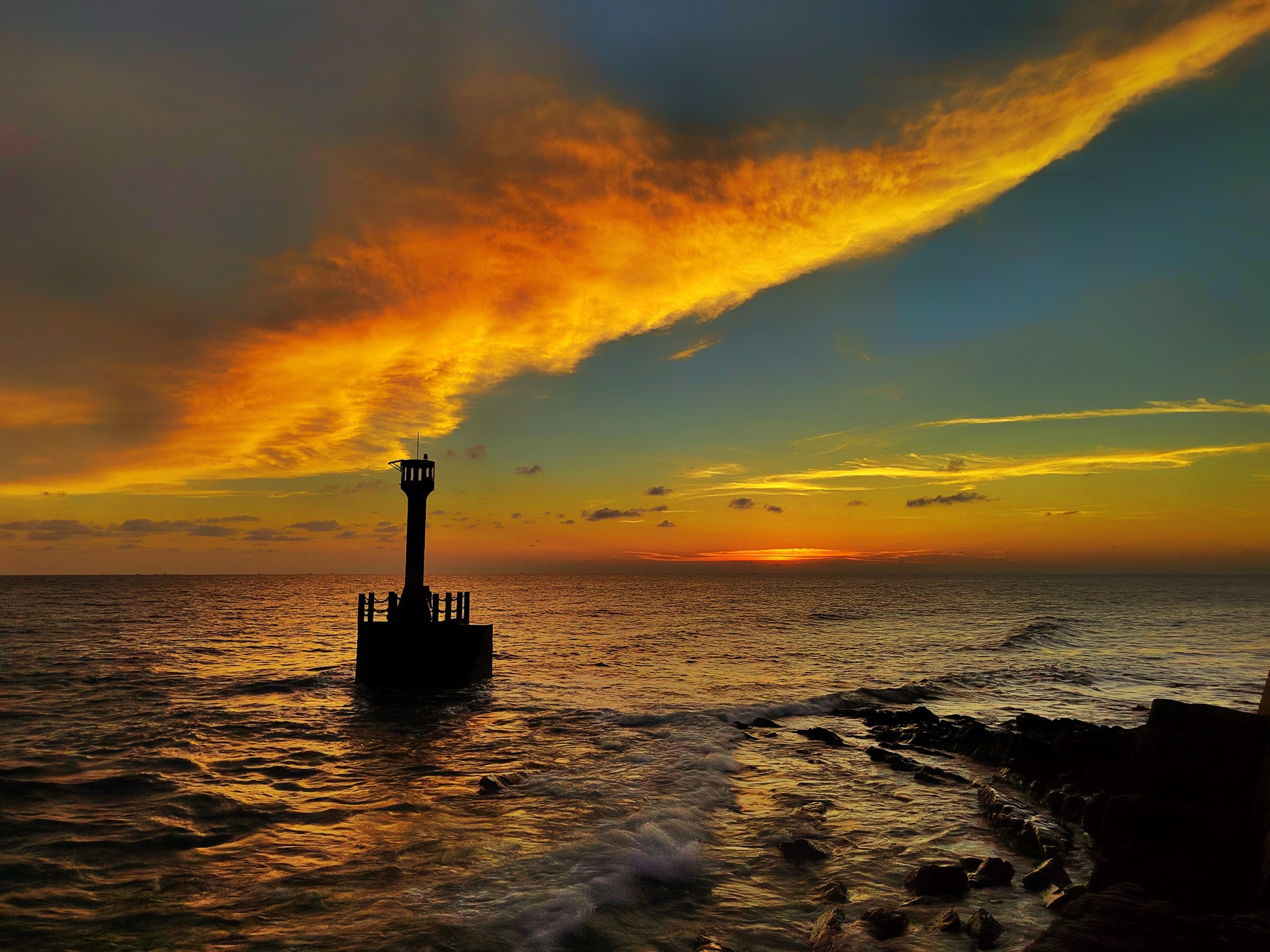 【荣耀50pro】2021大海晚霞风光景-荣耀俱乐部