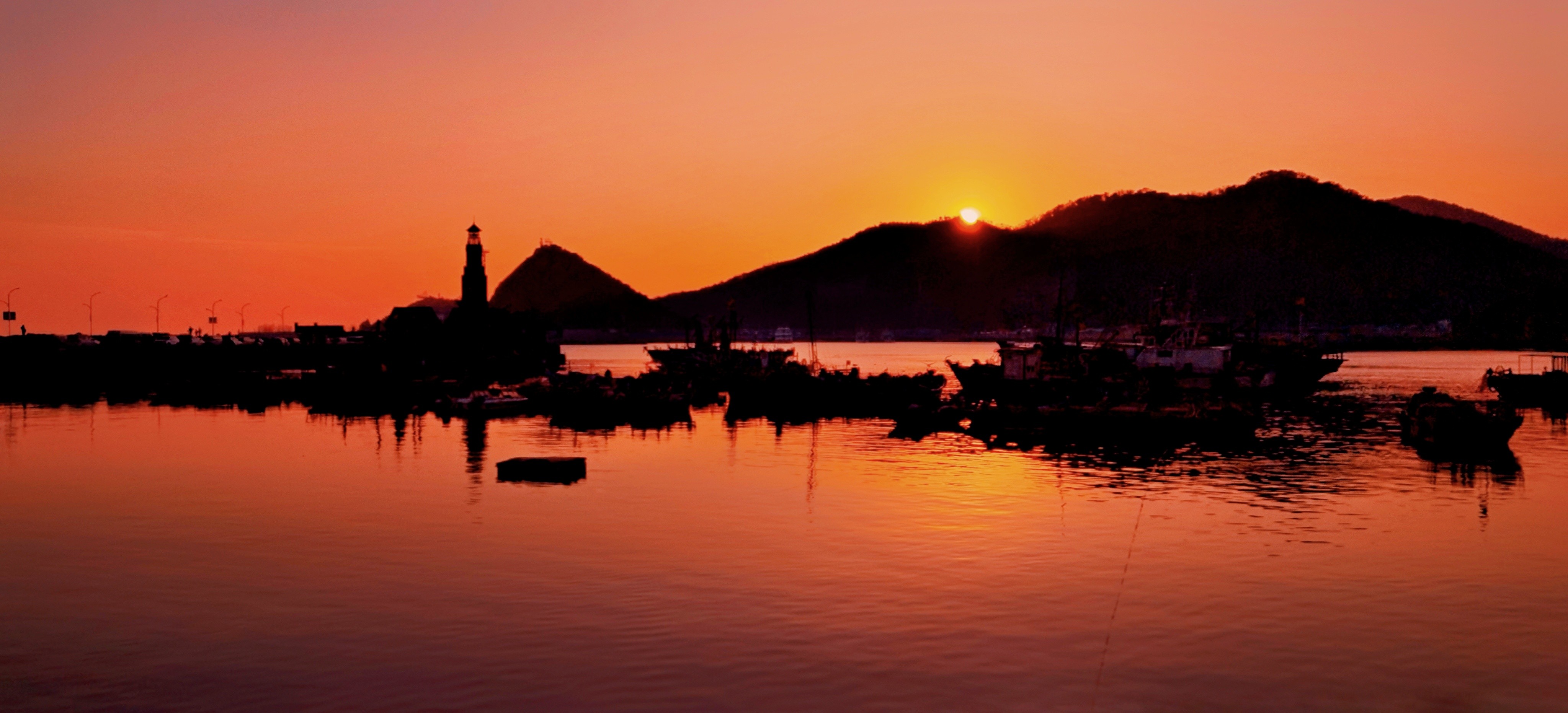 渔人码头夕阳暮色一隅