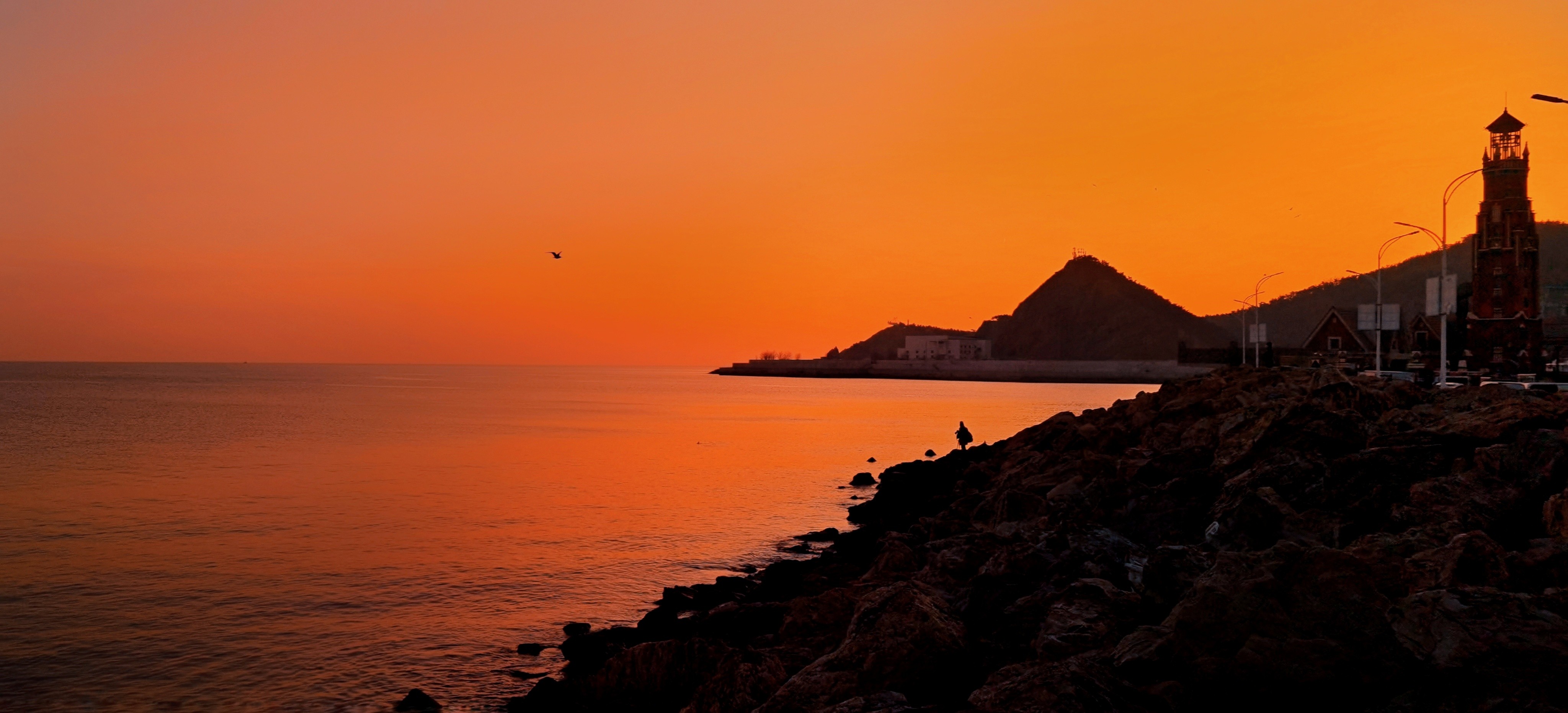 渔人码头夕阳暮色一隅