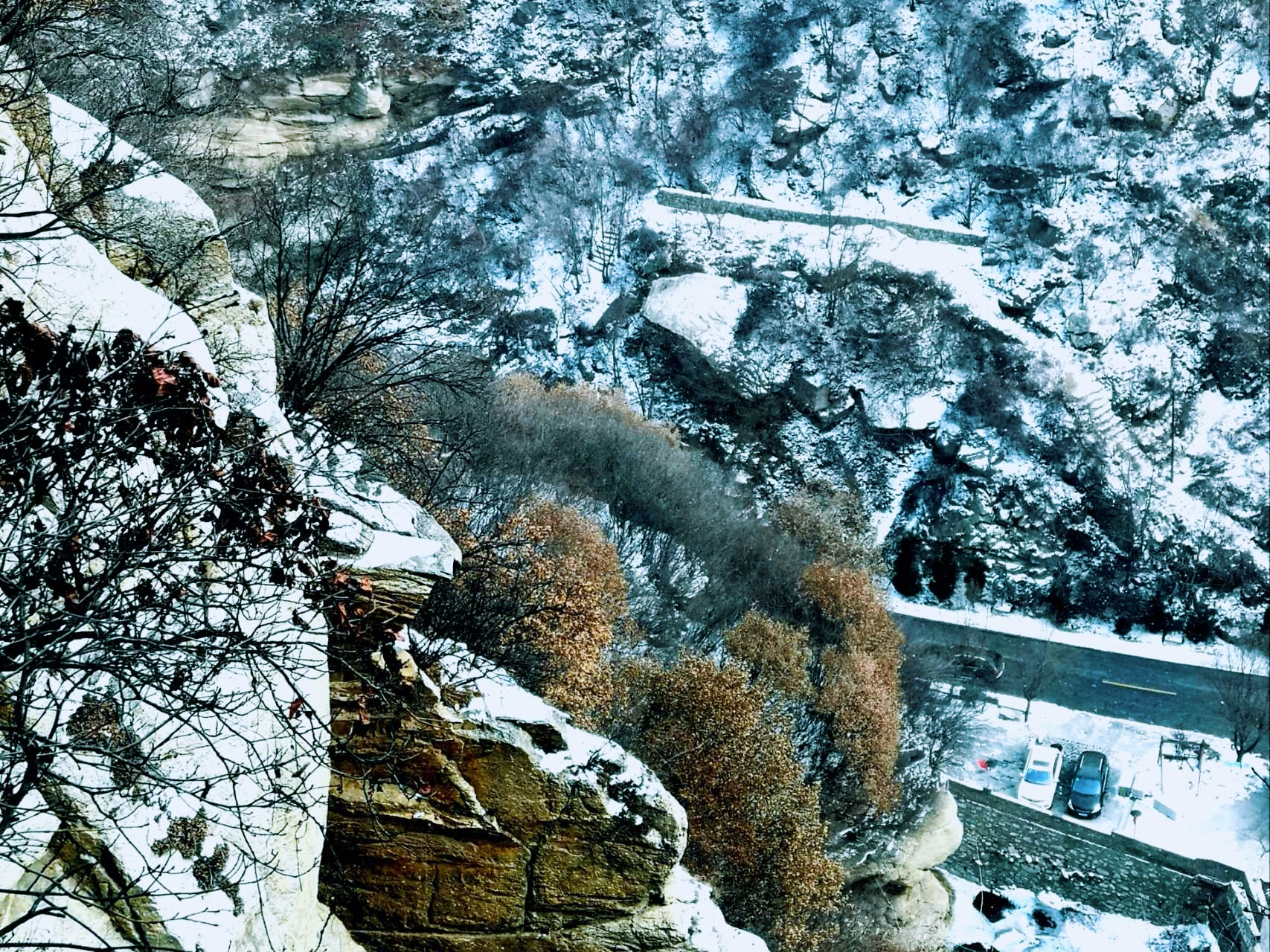 蓝关古道冰雪人家