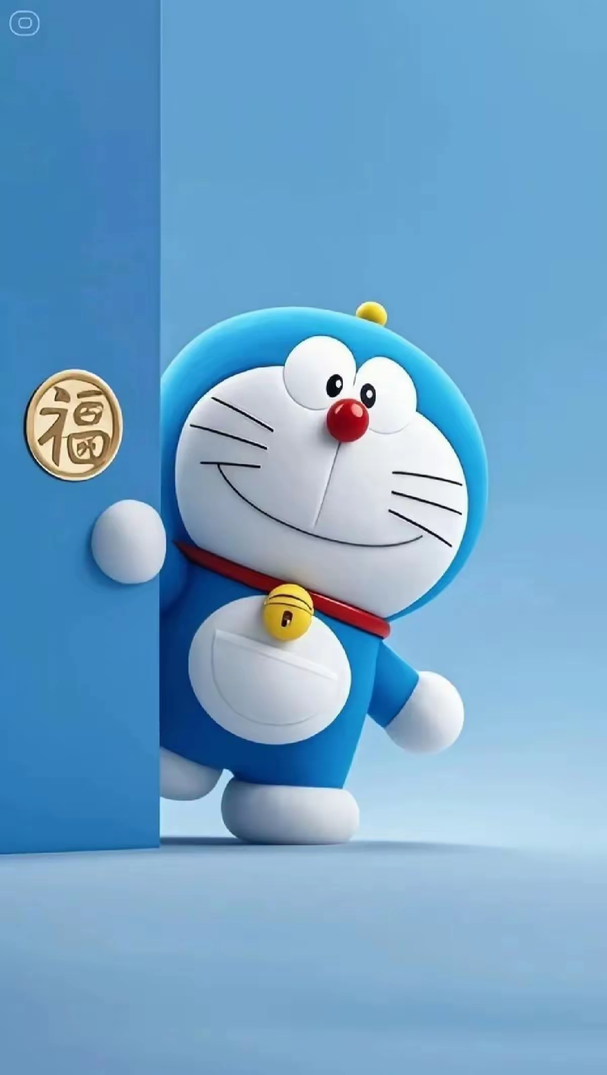 蓝胖子新年壁纸