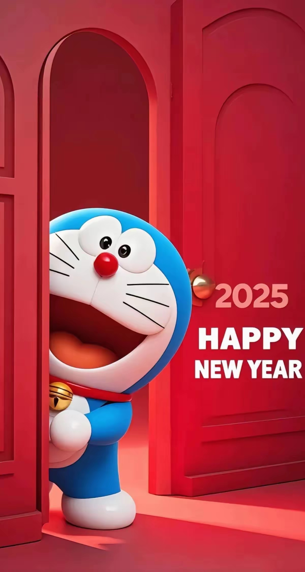 蓝胖子新年壁纸