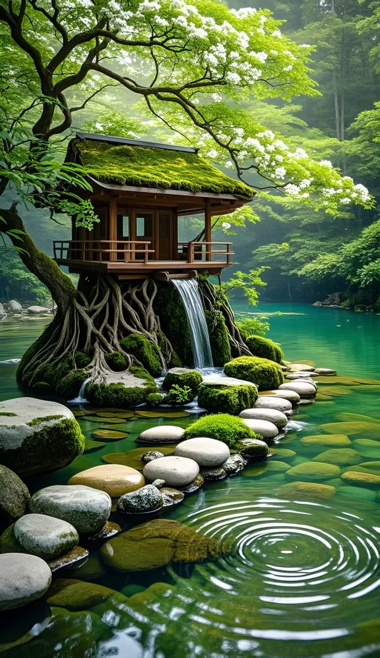 绿色护眼风景壁纸 25.06.27