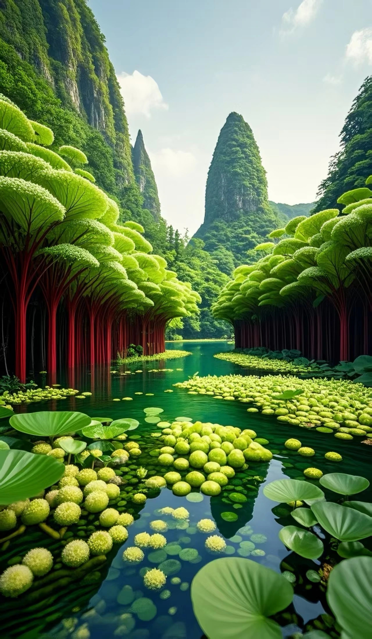 绿色护眼风景壁纸 25.06.27