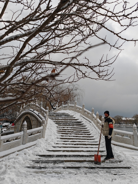 北海公园的雪景,爱摄影-荣耀俱乐部