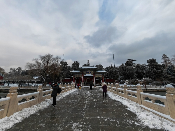 北海公园的雪景,爱摄影-荣耀俱乐部