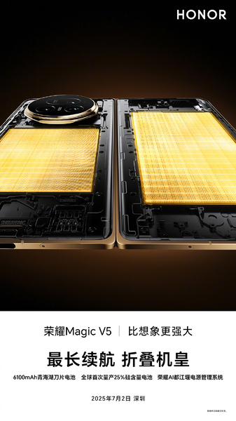 最长续航！,荣耀Magic V5-荣耀俱乐部
