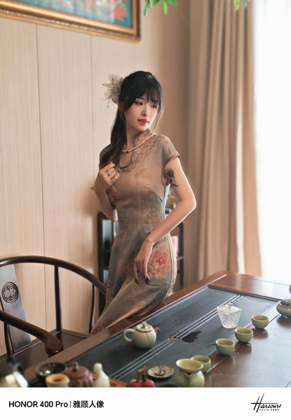 当旗袍邂逅茶香：荣耀手机镜头下的东方美学复兴,爱摄影-荣耀俱乐部