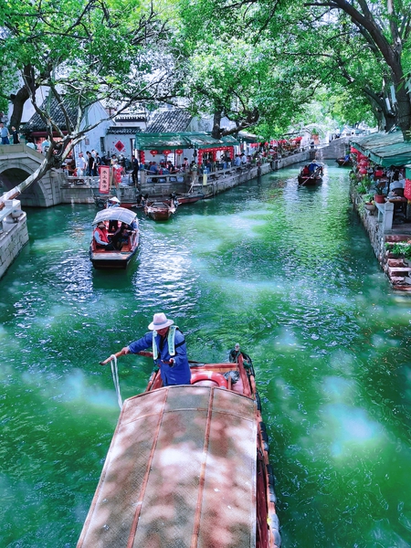 绿波摇橹，水巷寻幽,爱摄影-荣耀俱乐部