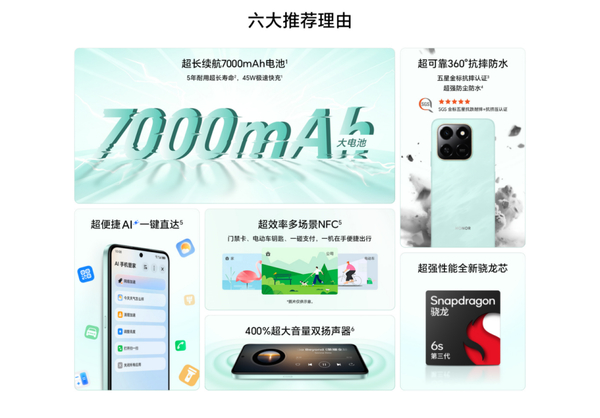 仅849元起！荣耀Play10T携7000mAh大电池+抗摔防水，千元机性价比王炸来袭,荣耀Play9系列-荣耀俱乐部