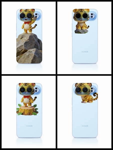 【荣耀 500 背板创意设计】萌虎,荣耀500系列-荣耀俱乐部