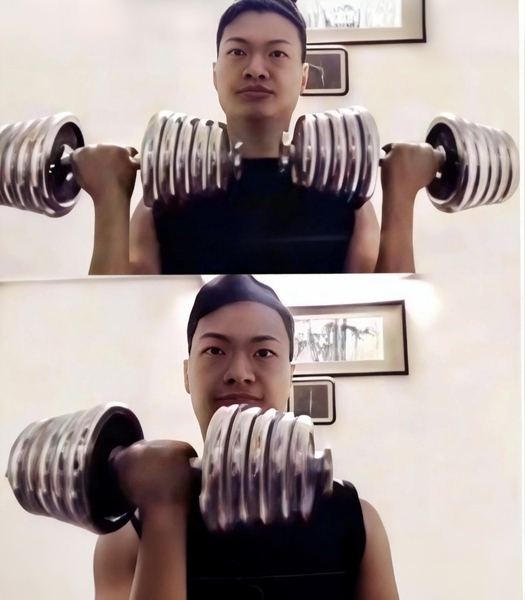 锻炼身体旧手机拍摄还可以像素算过关，真人转二次元怪怪的,荣耀Magic6系列-荣耀俱乐部