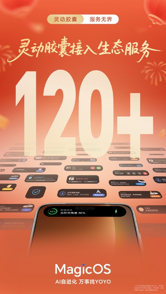 荣耀灵动胶囊持续拓展，越来越多服务场景已支持呈现,MagicOS-荣耀俱乐部