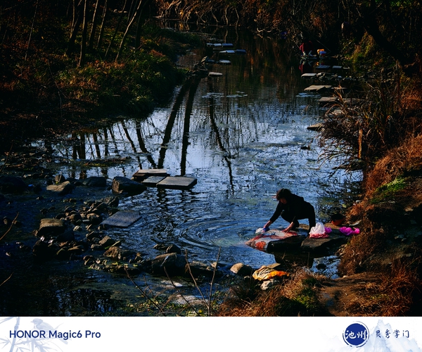 溪边浣衣,爱摄影-荣耀俱乐部
