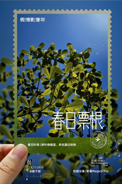 转发｜微博影像年「春日票根」荣耀篇～请查收,爱摄影-荣耀俱乐部