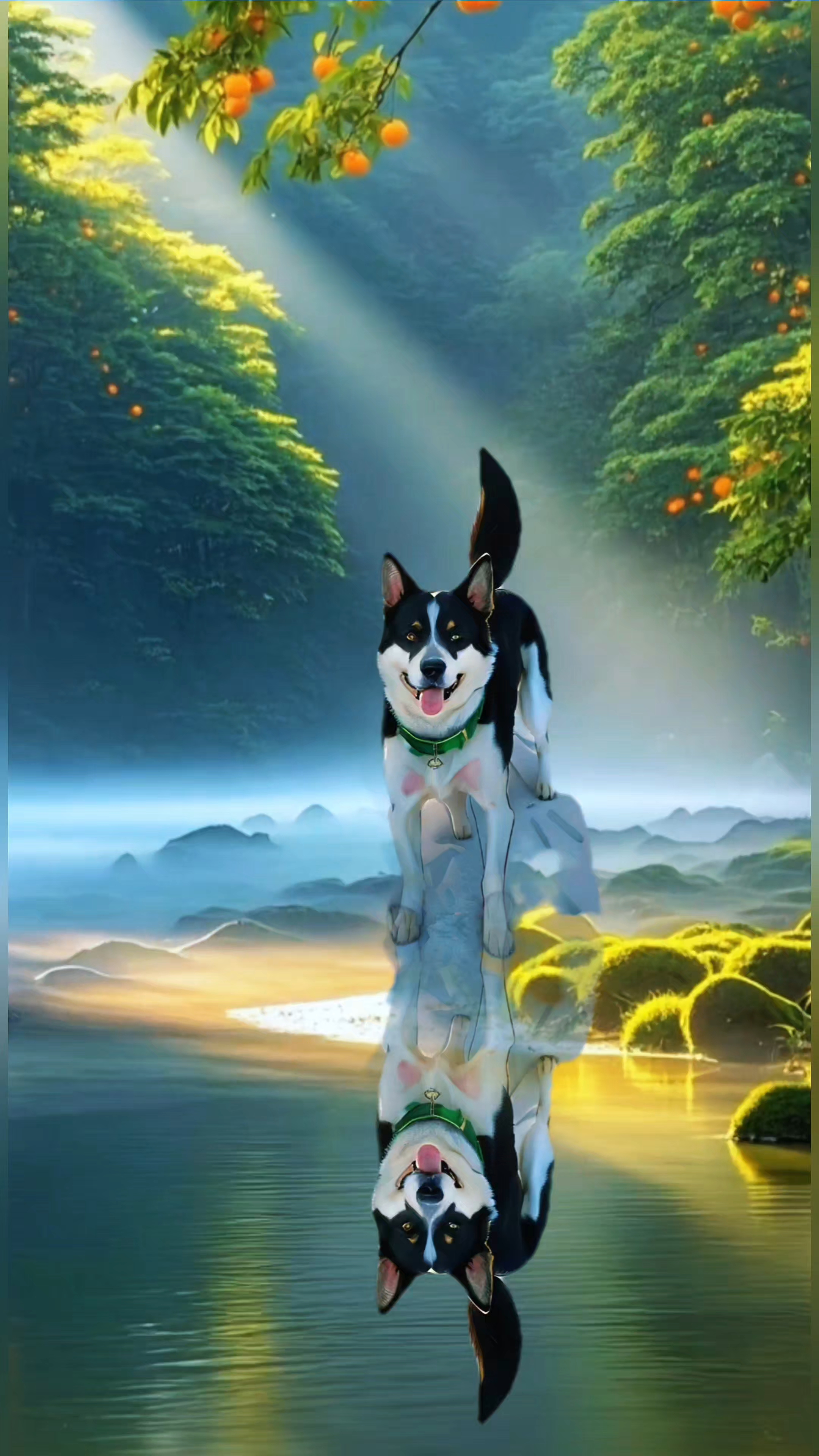 作画，冬雪夏景魔法风情,慢生活-荣耀俱乐部