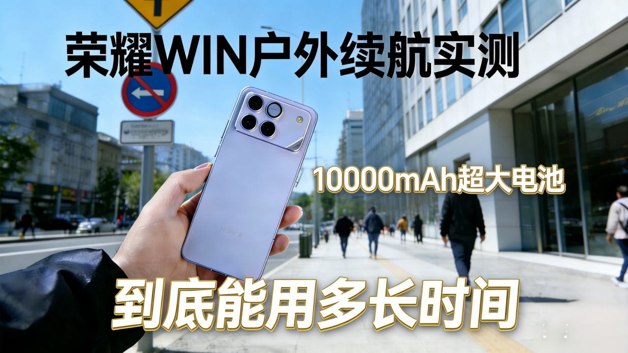荣耀WIN户外续航测试，是骡子是马牵出来溜溜!,荣耀WIN-荣耀俱乐部