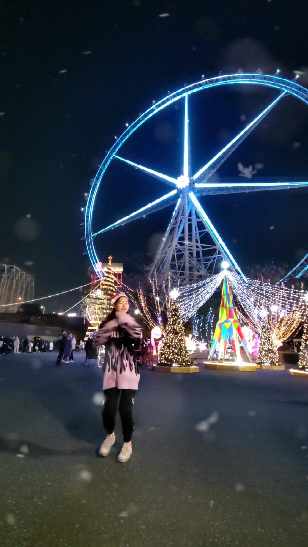 闪耀女生|圣诞手势舞,爱摄影-荣耀俱乐部