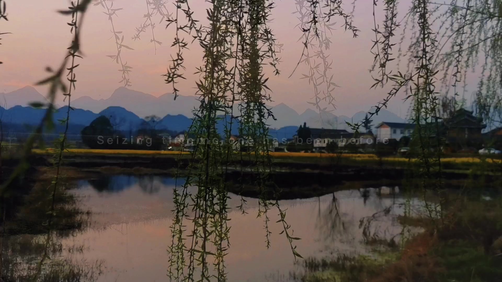 山影夕阳村,爱摄影-荣耀俱乐部