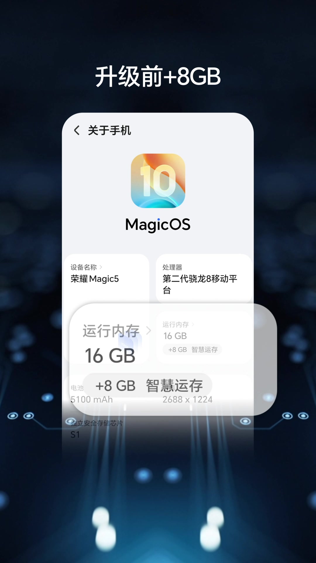 智慧运存可以自主控制啦，想开就开，想关就关！,荣耀Magic5系列-荣耀俱乐部